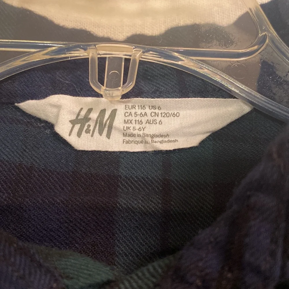 H&M Plaid Flannel Button Up